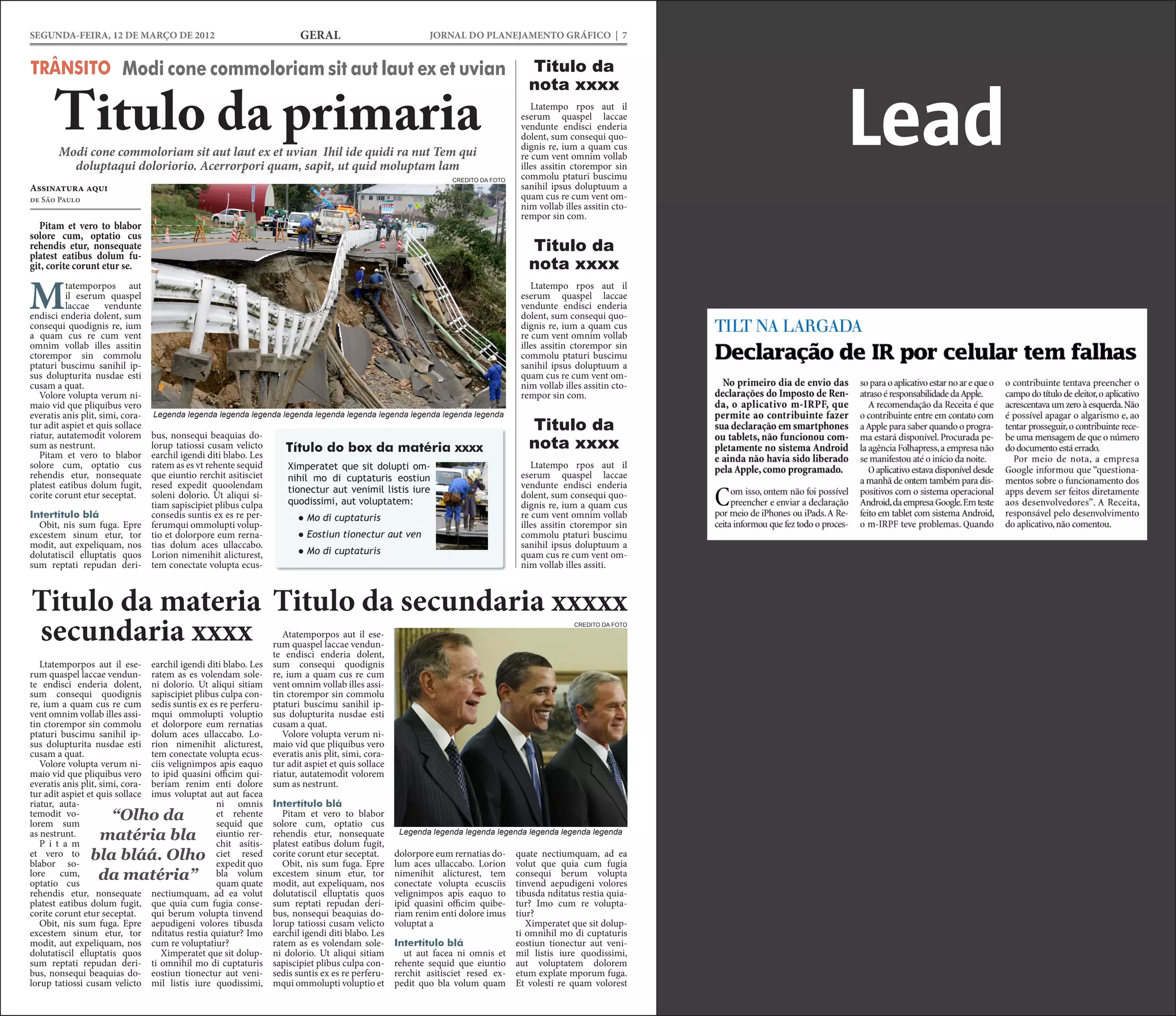 Elementos do jornal impresso | PDF