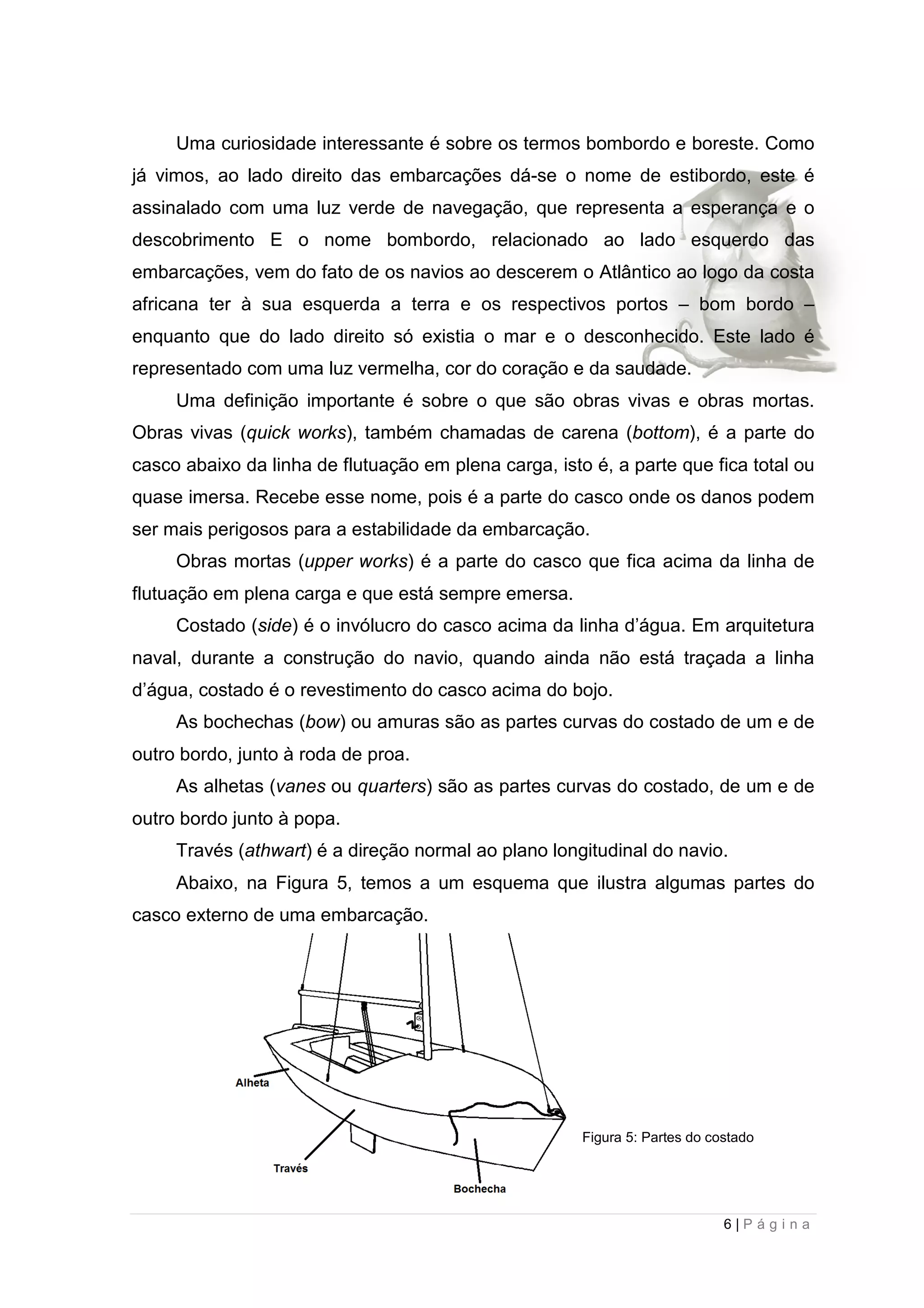 Elementos estruturais de navios (arranjo e nomeclatura) construcao ...