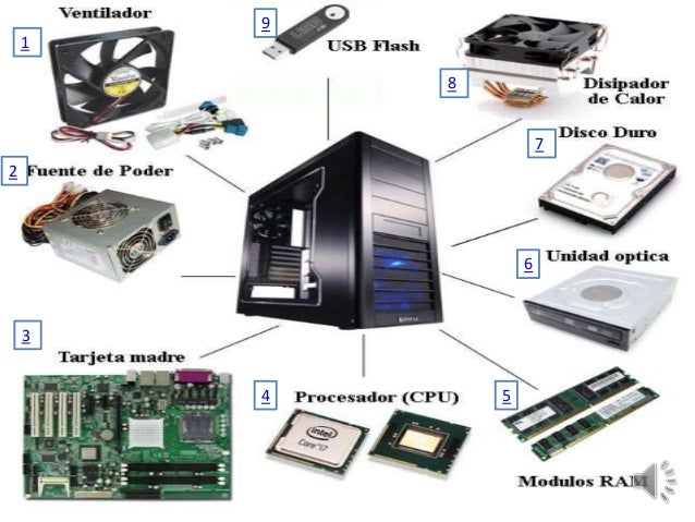 Elementos internos del cpu