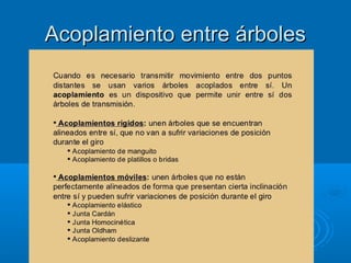Acoplamiento entre árbolesAcoplamiento entre árboles
Acoplamientos.html
 