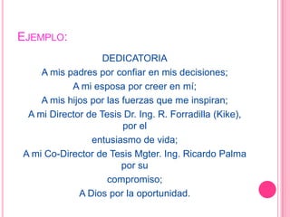 3.- INTRODUCCION Suele llamarse también presentación, esta constituida por la exposición breve, precisa del contenido de la tesis, consignando las referencias:Motivo de la elección del tema.Resumen muy especifico  de las partes, capítulos e incisos del cuerpo de la tesis.Métodos y sistemas empleados en la investigación.Comentario somero de las conclusiones.Análisis critico de las principales fuentes bibliográficas  y documentales utilizadas en la investigación.Alcances científicos o creadores de la tesis, sentido genérico y especifico.La introducción se escribe con numeración especial, generalmente se utiliza los números romanos.