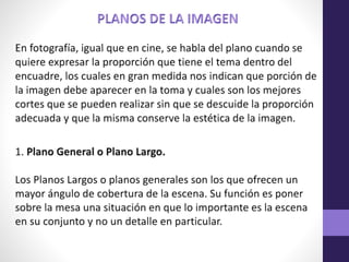 Elementos plásticos de la imagen- PERCEPCIÓN VISUAL