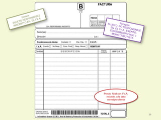 34
Precio final con I.V.A.
incluido, a la tasa
correspondiente
 