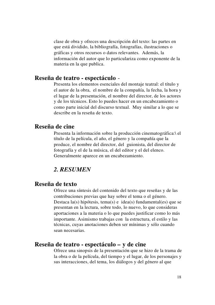 Elementos ReseñA