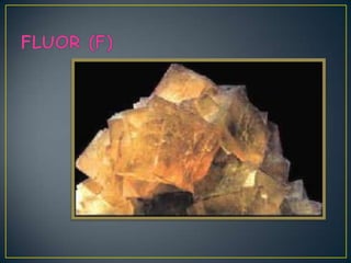 Elementos secundarios oligoelementos