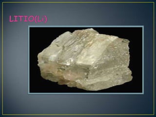 Elementos secundarios oligoelementos