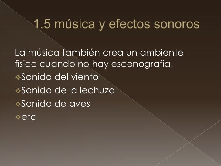 Elementos tecnicos de produccion teatral