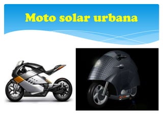 Moto solar urbana<br />