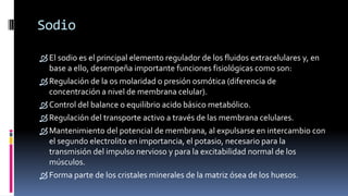 Elementos y compuestos presentes en el cuerpo humano | PPTX