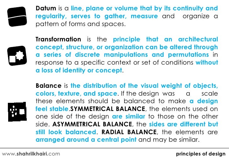 Elements And Principles Of Design In Architecture : Elements and principles of design