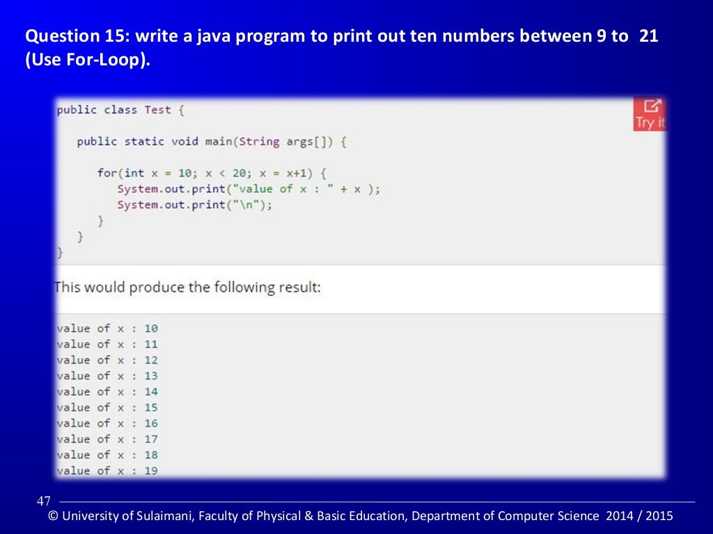 Java programming: Elementary practice