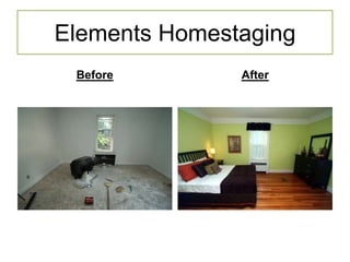 Elements HomestagingBeforeAfterElements Homestaging