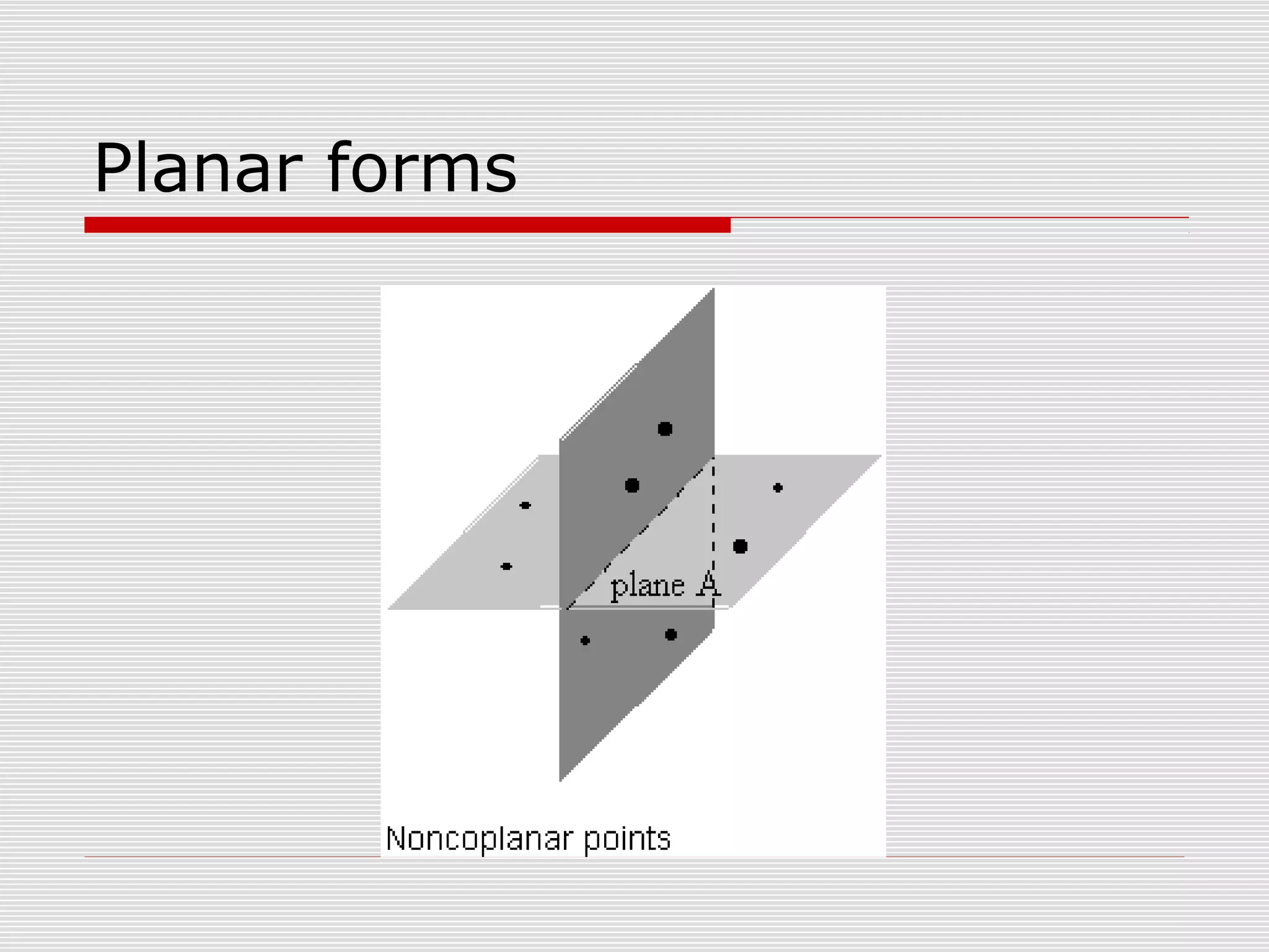 Planar forms
 