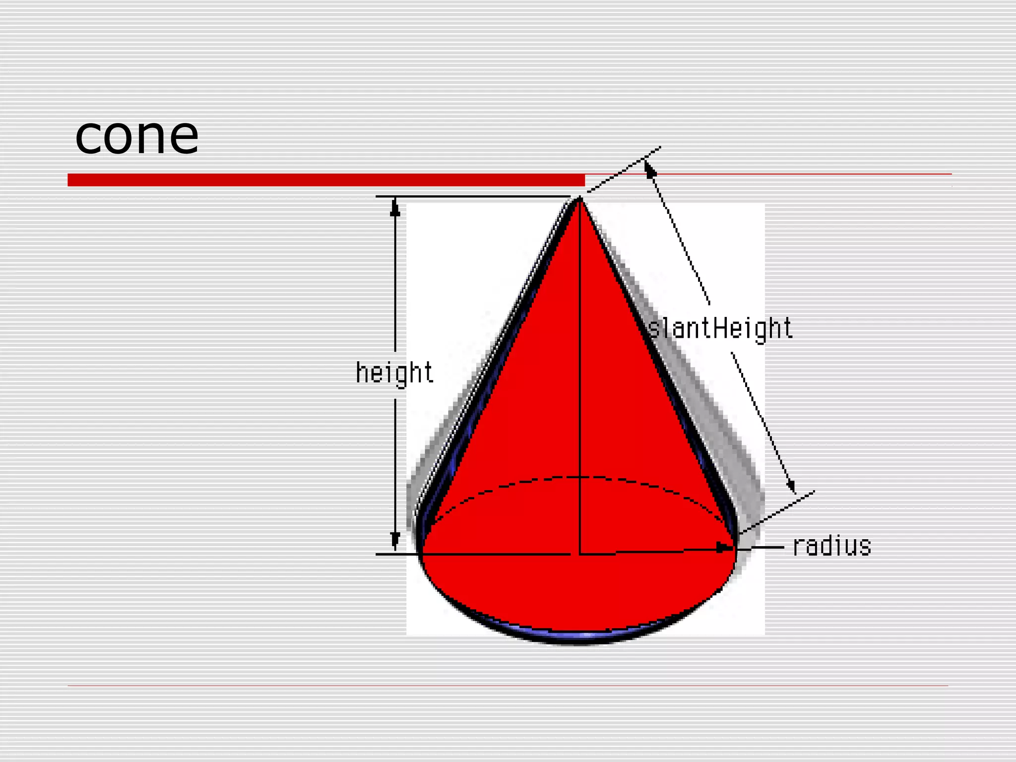 cone
 
