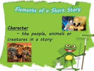 3 Basic elements of a short story