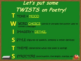 Elements of poetry | PPTX