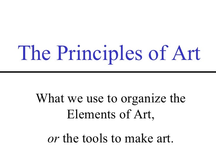 The 8 Principles Of Art : Elements and principles of art