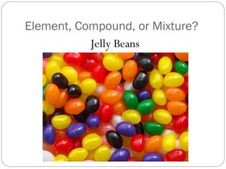 Element, Compound, or Mixture? Jelly Beans 
