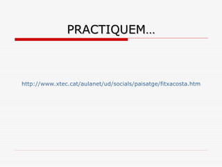 Elements del paisatge de costa