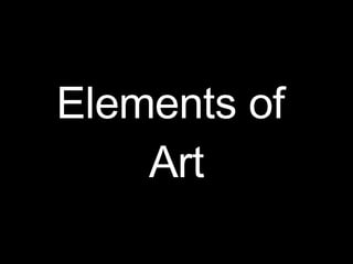 Elements Of Art