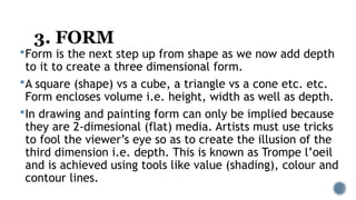 Comprehensive Guide to the Elements of Art in Visual Arts | PPTX