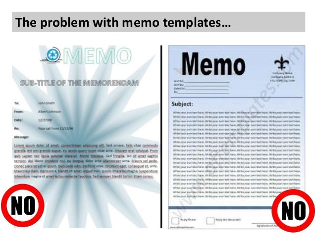 elements of document design with special attention to memo format