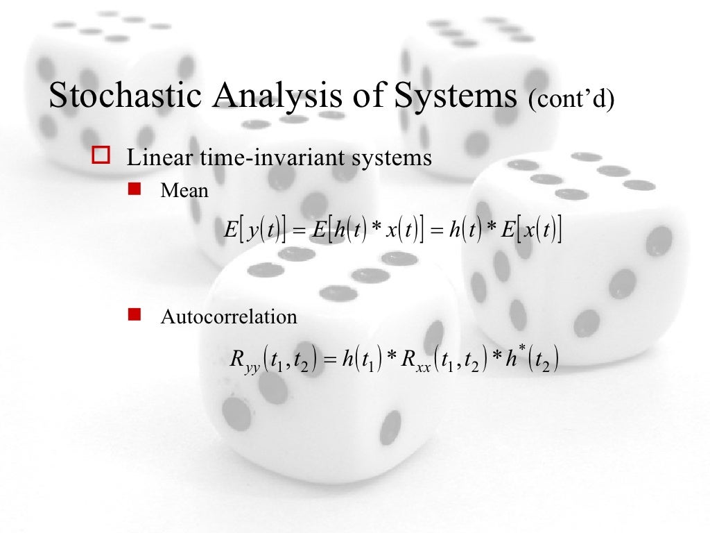 Elements Of Stochastic Processes