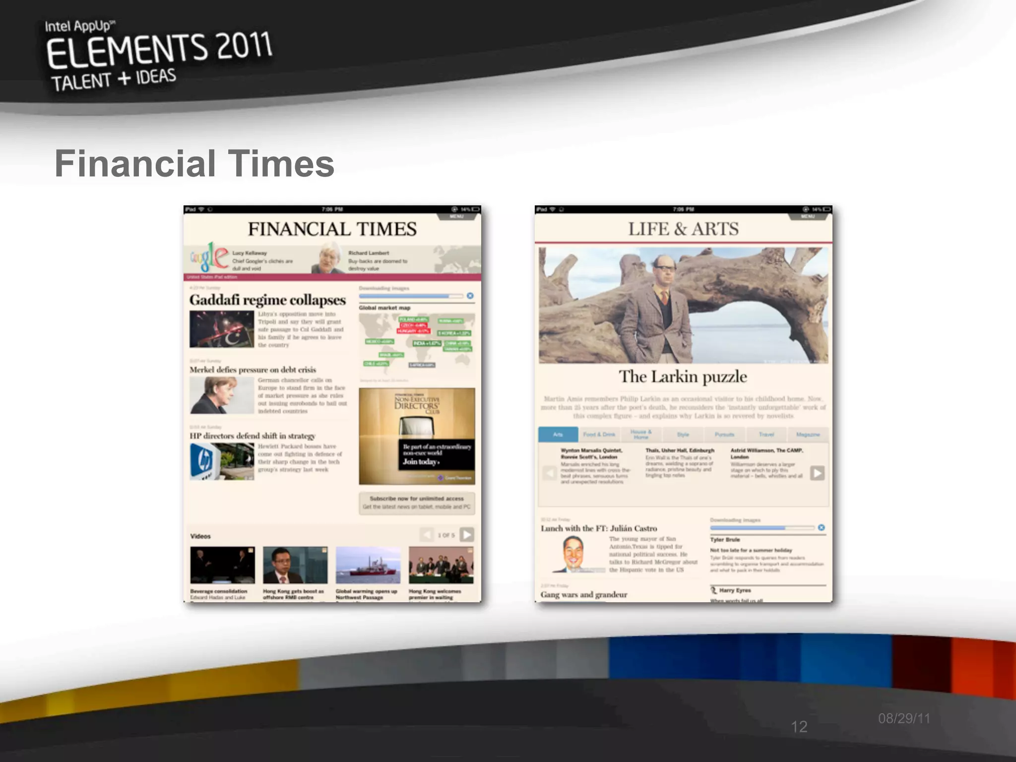 Financial Times




                       08/29/11
                  12
 