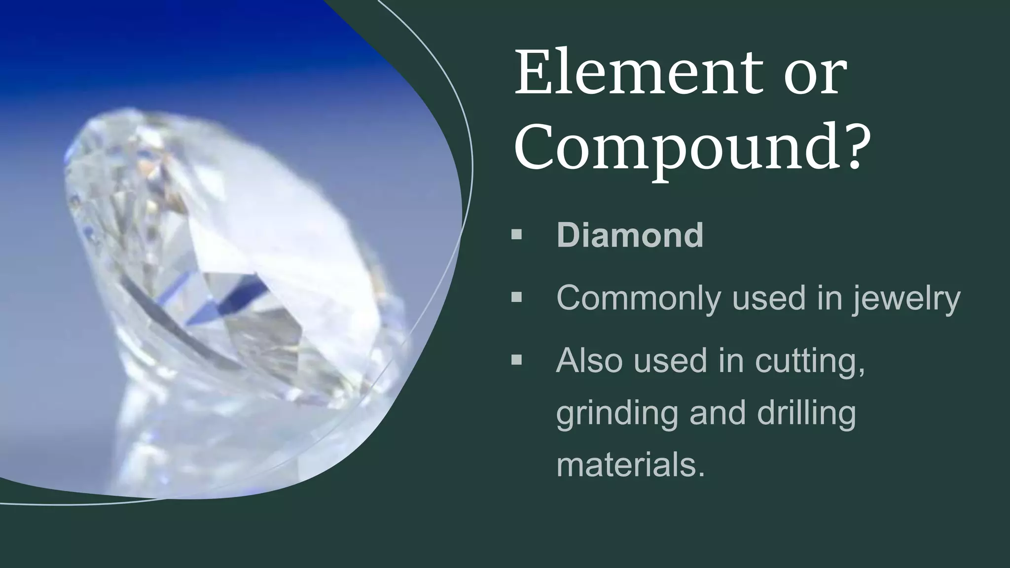 Element or
Compound?