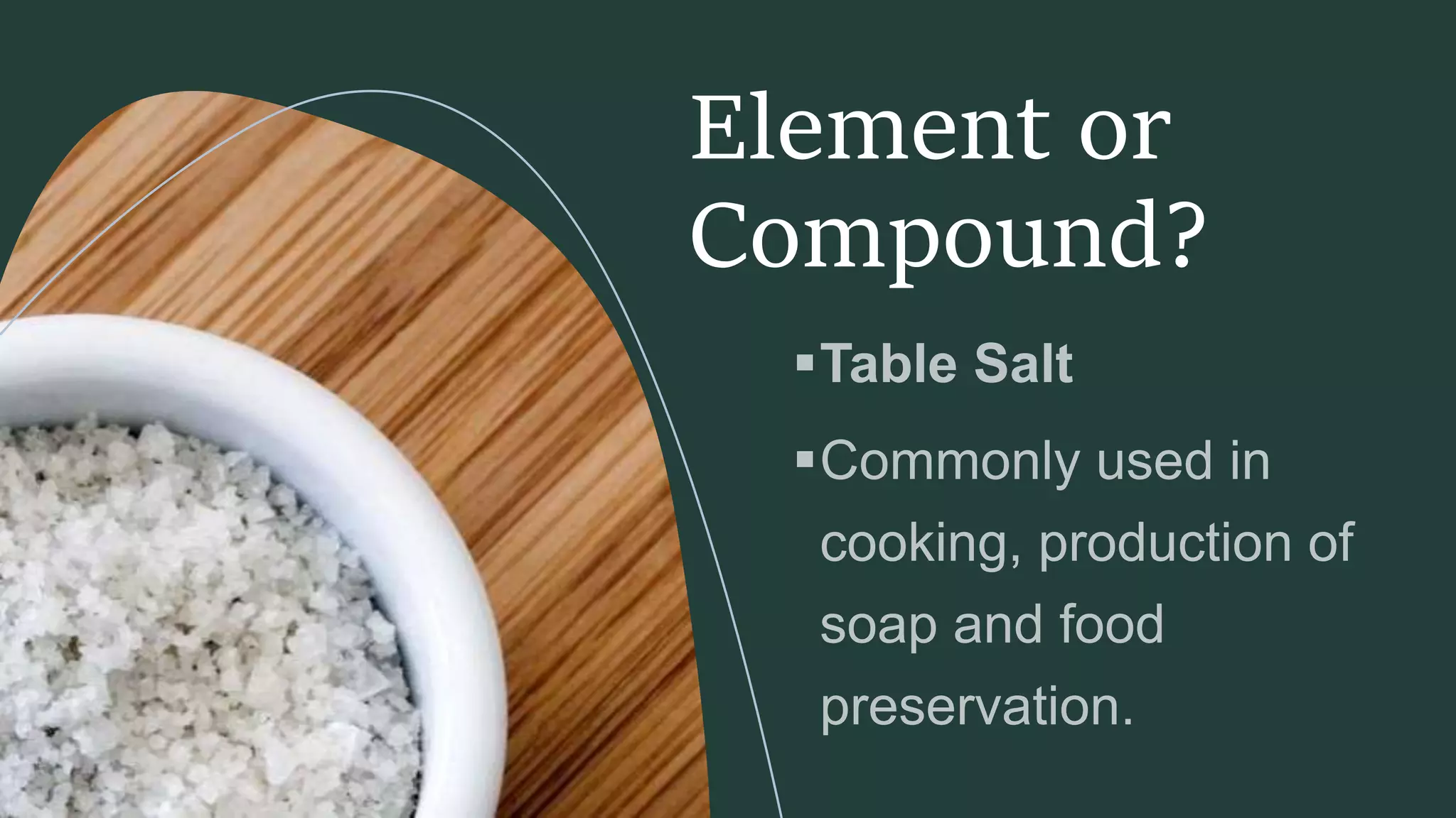 Element or
Compound?