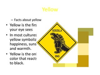 Element Yellow Example Elements and principle | PPTX