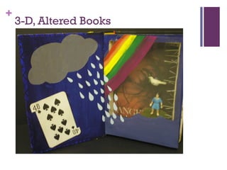 +
    3-D, Altered Books
 