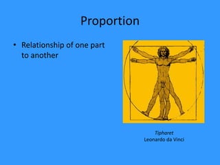 ProportionRelationship of one part to anotherTipharetLeonardo da Vinci