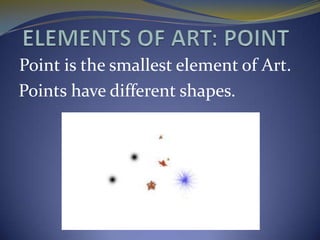 Elements and principles of art | PPSX