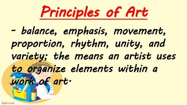 Elements and principles of art