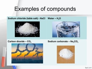 Elements, compounds and mixtures for year 8.ppt