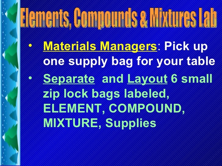elements compounds mixtures day 2 venn diagram of elements compounds and mixtures
