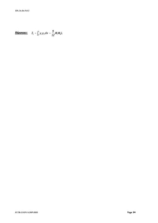 TD-2A-S4-F412
IUTB-LYON1-GMP-DDS Page 94
Réponses: LMM
12
5
dxyyI ki
L
0 211 ∫ ==
 