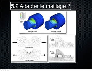 5.2 Adapter le maillage ?
samedi 25 mai 13
 