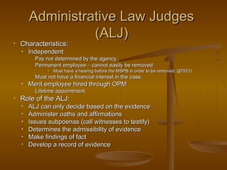 Elements of an administrative hearing | PPT