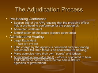 Elements of an administrative hearing | PPT