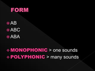  Chordophone> Any musical instrument that
makes sound by way of a vibrating string or
strings stretched between two point...