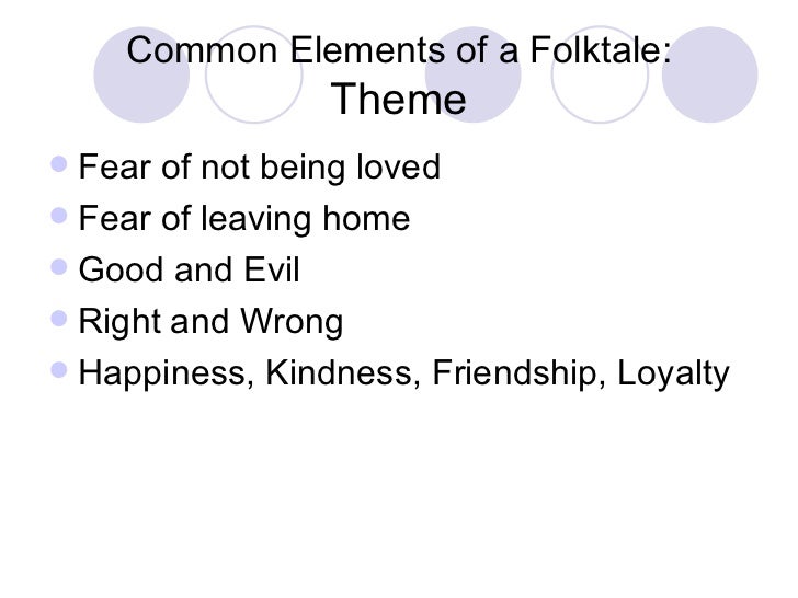 Elements Of A Folktale