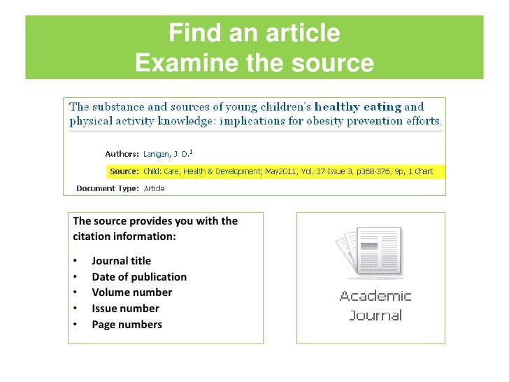3 Find An Article 3 Find An Article