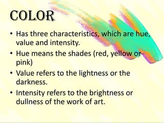 Elements of Art | PPTX