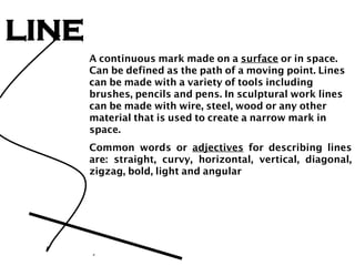 Comprehensive Guide to the Elements of Art: Line, Shape, Space, Form ...