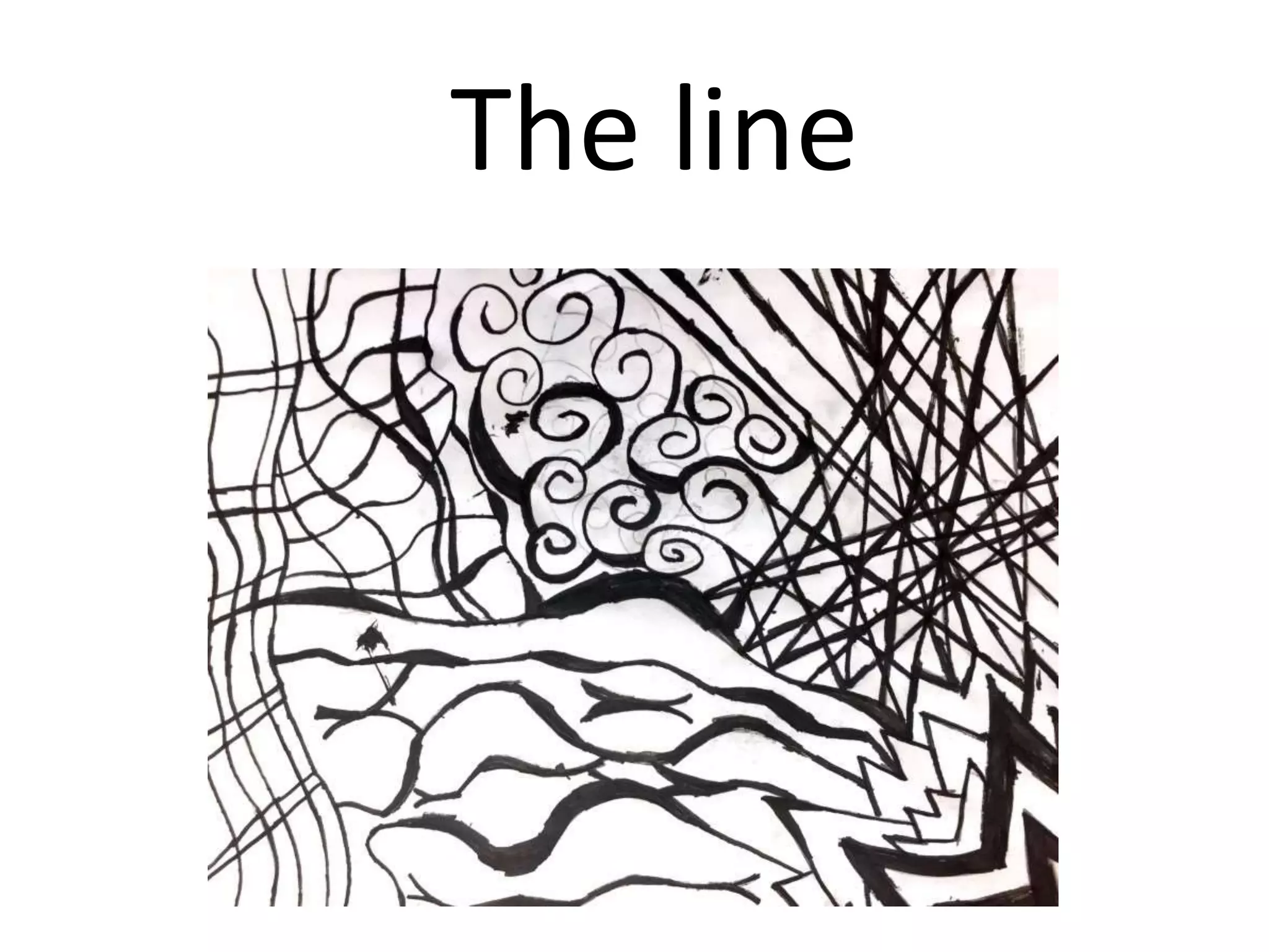 The line
 
