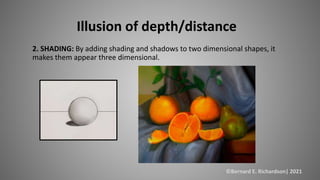 Distance As Visual Element Elements of art space | PPTX