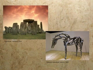 Deborah Butterfield.  Isabelle . 2001. Stonehenge . Salisbury Plain. 