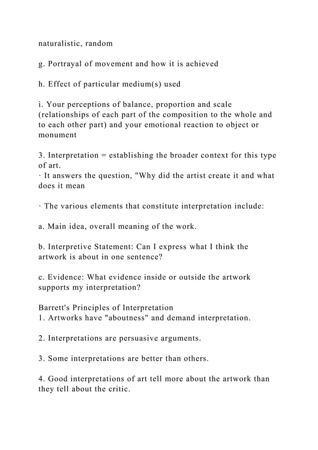 Elements of Art Form Line Shape Color Texture Space ValueForm.docx | 3 ...